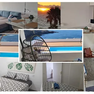 Apartamento En Primera Línea De Mar Y Piscina - Azur - El Ancla - - Costa Adeje, Callao Salvaje